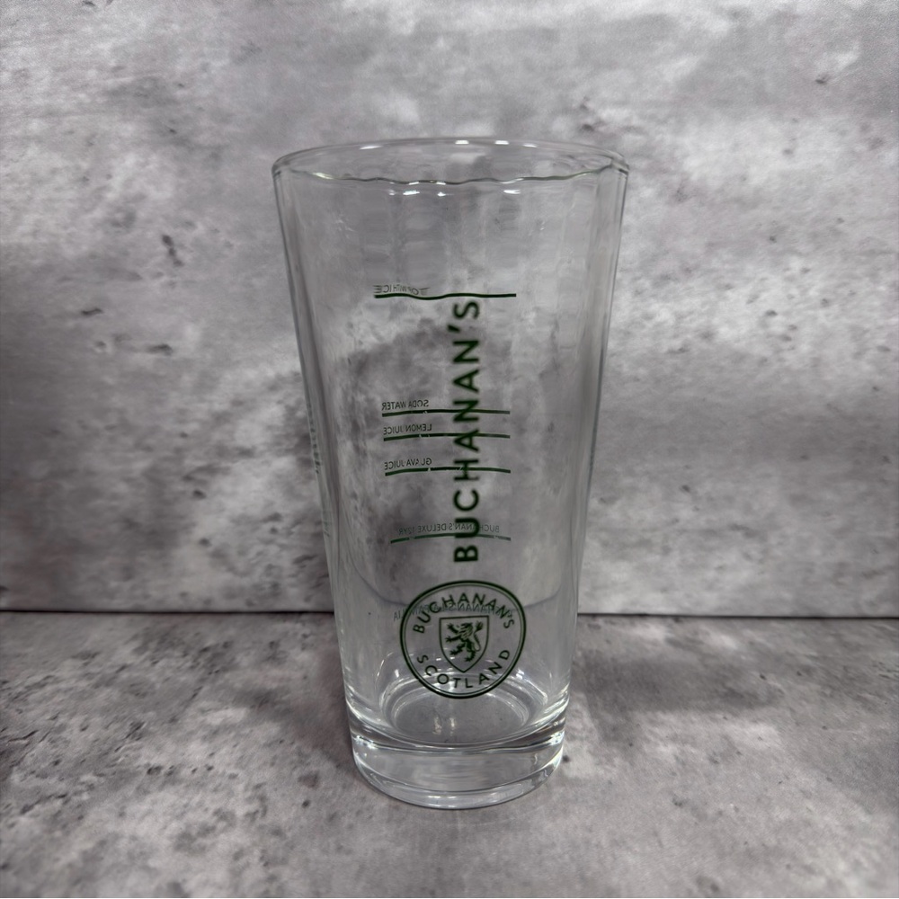 Buchanan's Scotland La Familia Scotch Whisky Glass